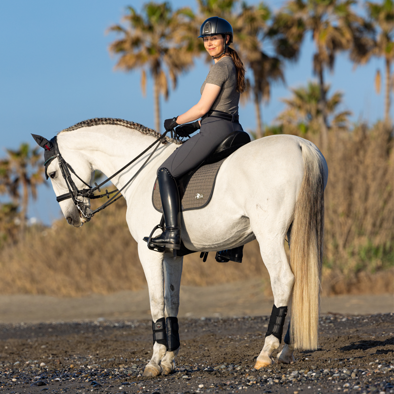 LeMieux Earth Dressage Square - Moss - Large -5